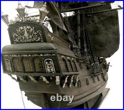 Black Pearl Ship Boat Building Kits Caribbean Pirate DIY Wooden Unassembled