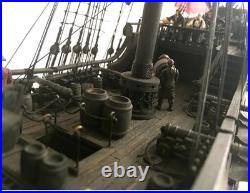 Black Pearl Ship Boat Building Kits Caribbean Pirate DIY Wooden Unassembled