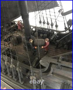 Black Pearl Ship Boat Building Kits Caribbean Pirate DIY Wooden Unassembled