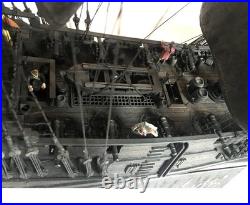 Black Pearl Ship Boat Building Kits Caribbean Pirate DIY Wooden Unassembled