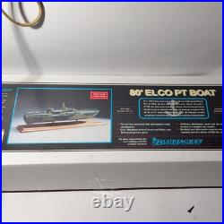 BlueJacket Shipcrafters 80' ELCO PT Boat Model Kit #1005 New Open Box Complete