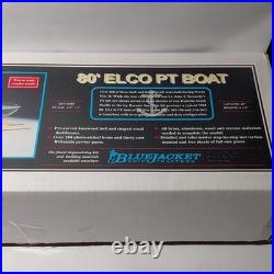 BlueJacket Shipcrafters 80' ELCO PT Boat Model Kit #1005 New Open Box Complete