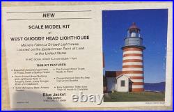 Blue Jacket Ship Crafters West Quoddy Lighthouse Scale Model Kit Unused