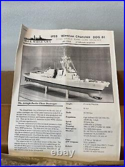 Blue Water Navy 1/350 USS Winston Churchill DDG 81 BN-35056 Resin Model Kit