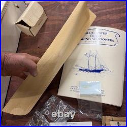 Bluejacket Ship Crafters Smuggler 1877 Gloucester Schooner Kit Open Box LOOK