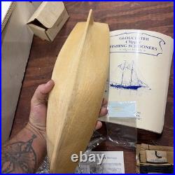 Bluejacket Ship Crafters Smuggler 1877 Gloucester Schooner Kit Open Box LOOK