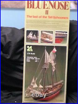 Bluenose II Wooden Model Ship Kit Last of the Tall Schooners 175 Scale new