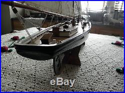 Bluenose Model Ship, Mint And Old-look