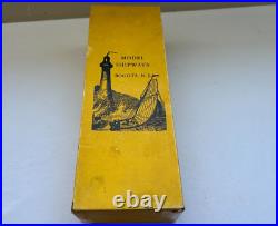 Boat Ship 1950 Model Shipways Gjoa Solid Hull Amundsen's Passage Sloop