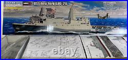 Brand New Gallery Models 1/350 USS New York LPD-21 Ship Model Kit 64007