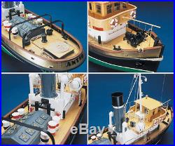 Brand new, RC Ready wooden model ship kit by Mantua the Anteo Tug Boat (743)