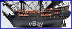 CB20 # Black Pearl Caribbean Pirate 21 Wooden Model Tall Ship Boat Home Office