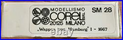 COREL 1/40 WAPPEN VON HAMBURG I 1667 WELLEM Wooden Model Ship Kit NEW COREL 1/40 WAPPEN VON HAMBURG I 1667 WELLEM Wooden Model Ship Kit NEW