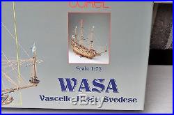 COREL 1/75 Scale WASA Vascello Reale Svedese SM 13 Wooden Ship Kit Italy NEW