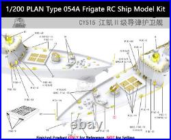 CY515 1/200 PLAN Type 054A Frigate RC Ship Model Kit with Detail Upgrade Set