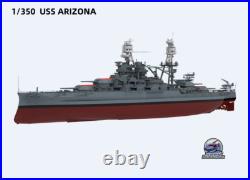 CY CY102 1/350 USS ARIZONA BB-39 Battle Ship Assembly Model Kit