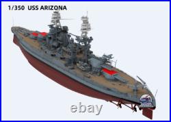 CY CY102 1/350 USS ARIZONA BB-39 Battle Ship Assembly Model Kit