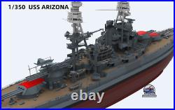 CY CY102 1/350 USS ARIZONA BB-39 Battle Ship Assembly Model Kit