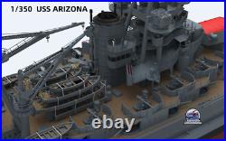 CY CY102 1/350 USS ARIZONA BB-39 Battle Ship Assembly Model Kit
