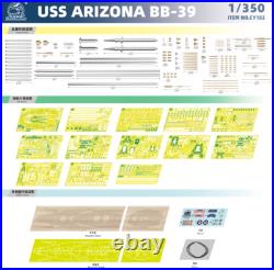 CY CY102 1/350 USS ARIZONA BB-39 Battle Ship Assembly Model Kit CY CY102 1/350 USS ARIZONA BB-39 Battle Ship Assembly Model Kit