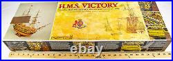 C Mamoli HMS Victory 104 Gun First Class Vessel Italy 1/90 Scale Model Ship Kit