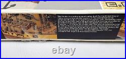 C. Mamoli Hunter Navy Cutter 1797 Wooden Ship Model Scale 172 Made in Italy