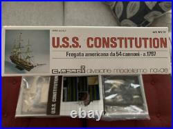 C. Mamoli USS Constitution Old Ironsides 1797 Model Kit Scale 193 MV31, 1987