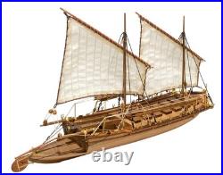 Cannon Jolle 1801 1/72 Wooden Ship Static Model Kit Sail Gunboat
