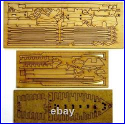 Cannon Jolle 1801 1/72 Wooden Ship Static Model Kit Sail Gunboat
