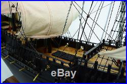 Caribbean Black Pearl Pirate Ship 36 Handmade Wooden Tall Ship Model