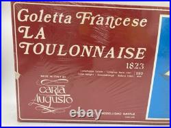 Carta Augusto Goletta Francese LA Toulonnaise Frali Swiss Wood Ship Model New