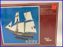 Carta Augusto Goletta Francese LA Toulonnaise Frali Swiss Wood Ship Model New