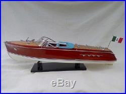 Tritone 24" Quality Model Ship Handmade Italian Boat Speed Boat R 