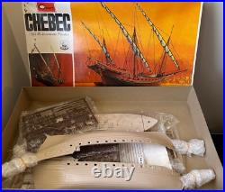 Chebec 1780 Mediterranean Privateer Ship Model 1/80 Sailing Ship Vintage New