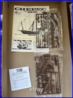 Chebec 1780 Mediterranean Privateer Ship Model 1/80 Sailing Ship Vintage New