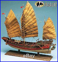 Chinese Pirate Junk Wood Model Ship Kit by Amati