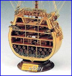 Classic, Detailed Wooden Model Ship Kit by Corel HMS Victory Cross-section