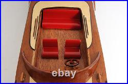 Classic Runabout Speed Boat Wood Model 16 Powerboat Handcrafted Fully Built New