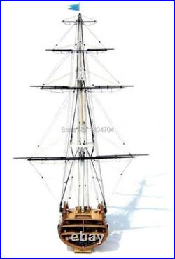 Classics 1/75 sail boat model kits USS. Constitution wooden ship DIY Decoration