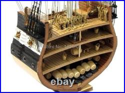 Classics 1/75 sail boat model kits USS. Constitution wooden ship DIY Decoration