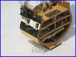 Classics 1/75 sail boat model kits USS. Constitution wooden ship DIY Decoration