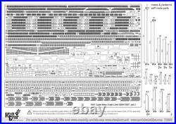 Combrig 1/700 British Ocean Liner RMS Queen Mary 1936 (Waterline) Resin Kit