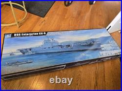 Complete Trumpeter 1200 USS Enterprise Build Kit including valuable detail kits
