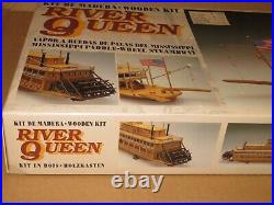 Constructo River Queen Wooden Wood Ship Model Kit 180 scale