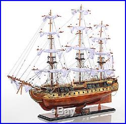 Copper Bottom USS Constitution Tall Ship Model 38 Old Ironsides Wooden New