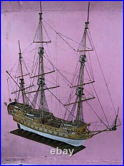 Corsair-frigate La Pomone Von 1690 170 Scale Wooden Ship Model Kit West Germany