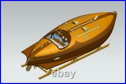 Crandall FLAYER 15 boat 16 RC 771mm RC wooden model ship kit
