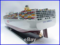 Custom Make Your Logo or Name on Our OOCL Container Ship Model Ready Display