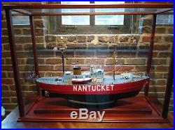 Custom U. S. S. Nantucket Light Ship Model United States lightship Nantucket