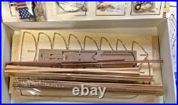 DIKAR HAWKINS Canonera No. 3 Wooden Model Ship Kit #355 Vintage Open Complete
